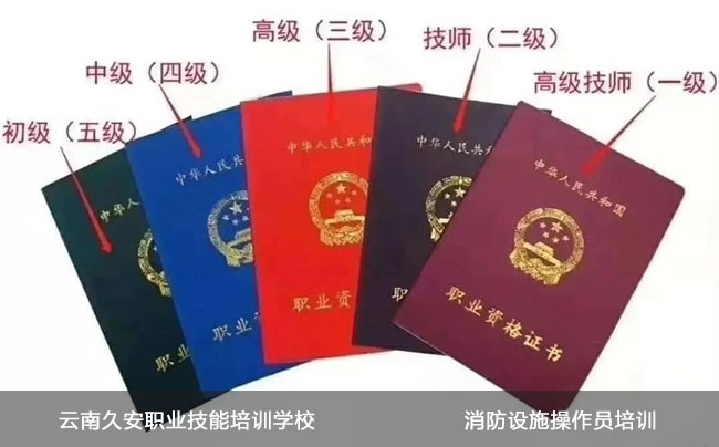 云南消防培訓 消防設施操作員證